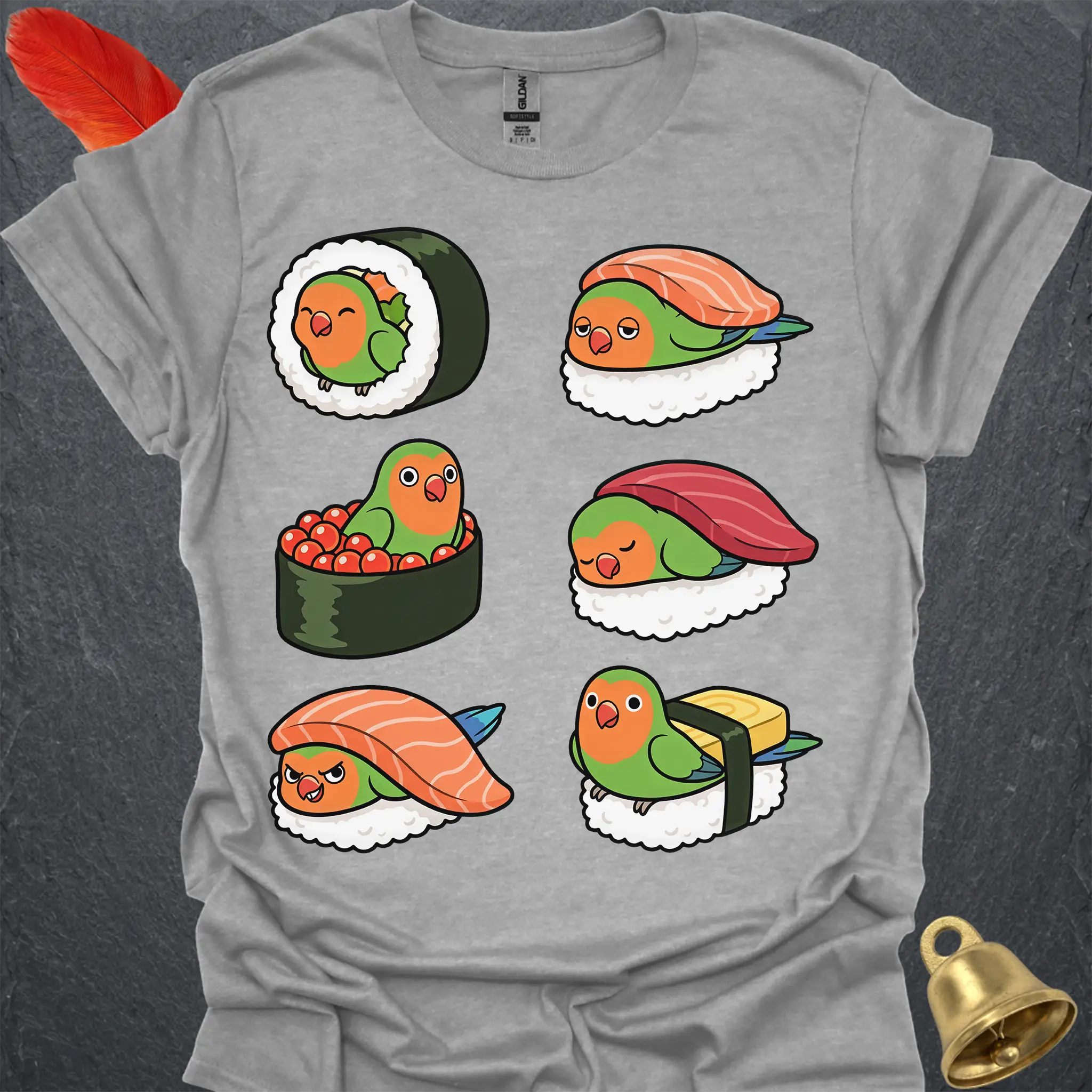 Fischers Lovebird Sushi T-Shirt