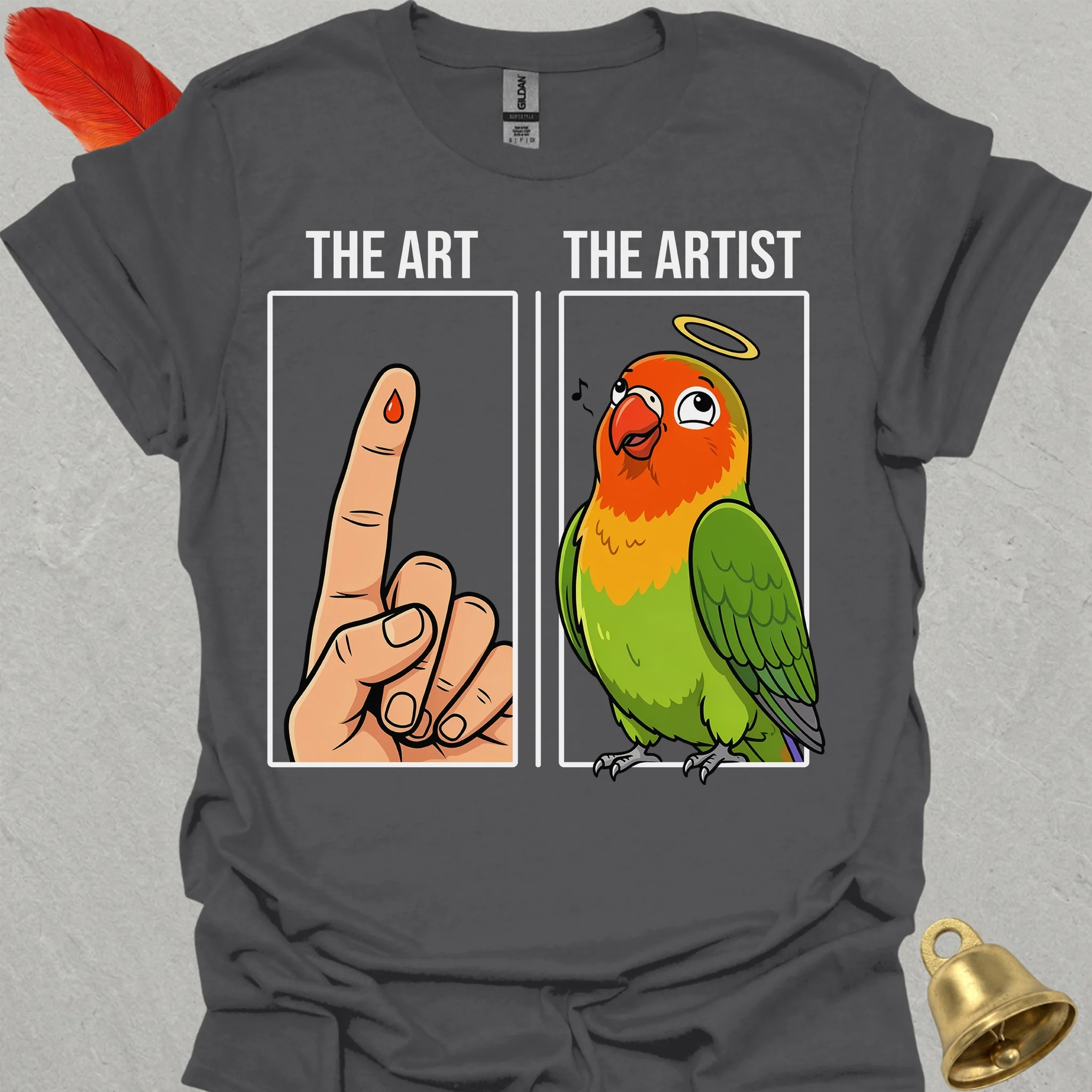 Fischers Lovebird The Artist T-Shirt