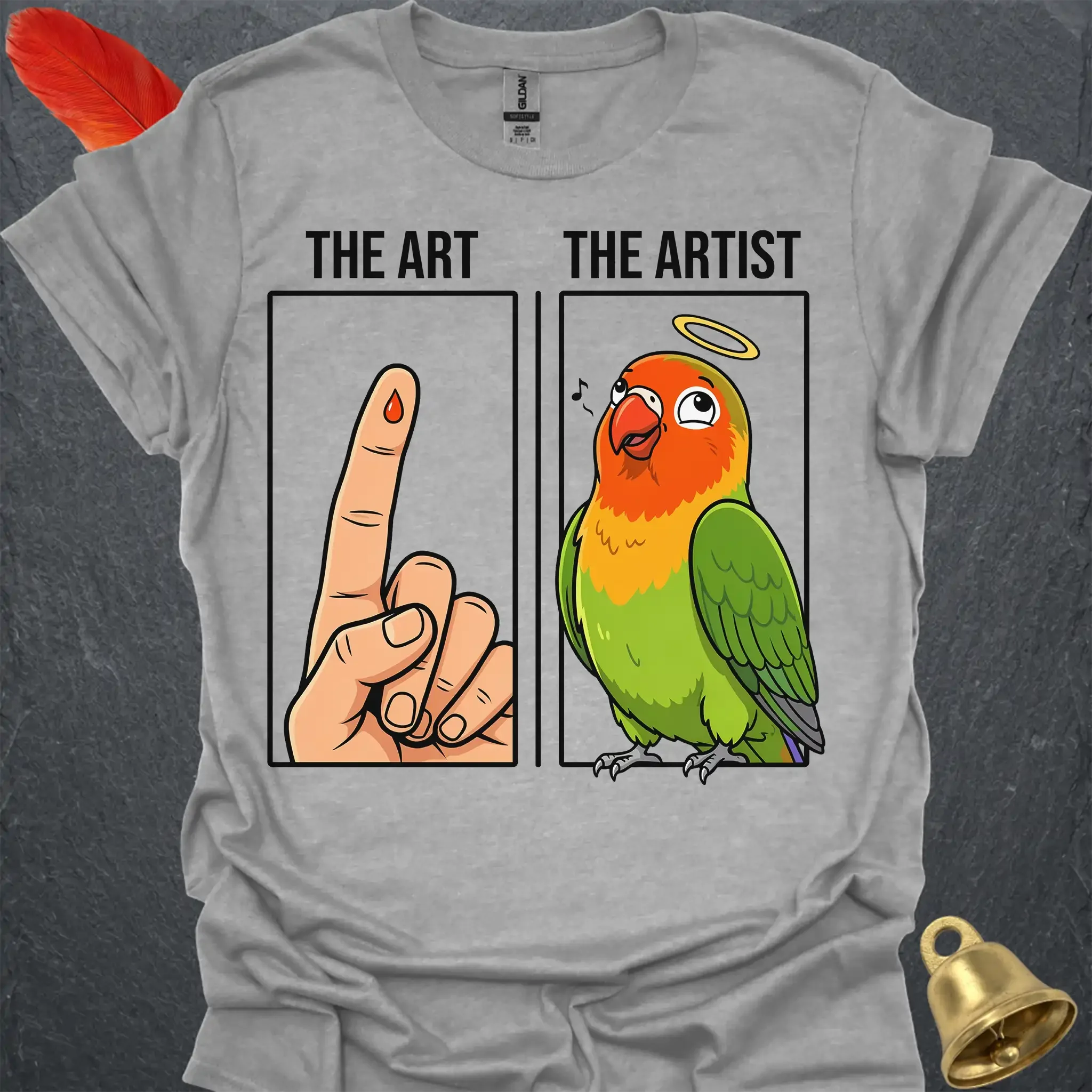 Fischers Lovebird The Artist T-Shirt