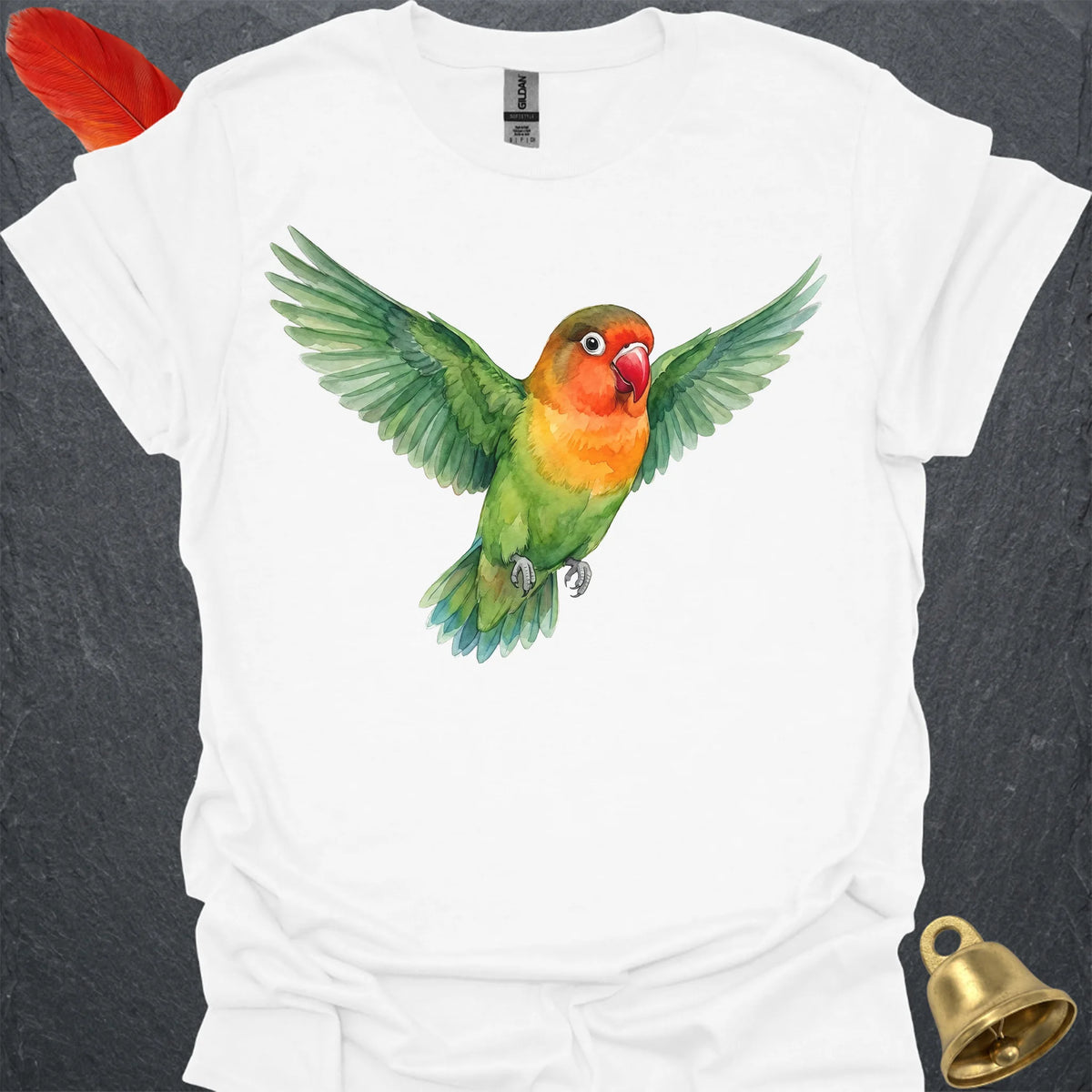 Fischers Lovebird Watercolor T-Shirt