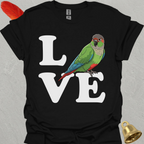 Green Cheek Conure Bird Love T-Shirt