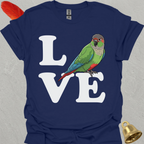 Green Cheek Conure Bird Love T-Shirt