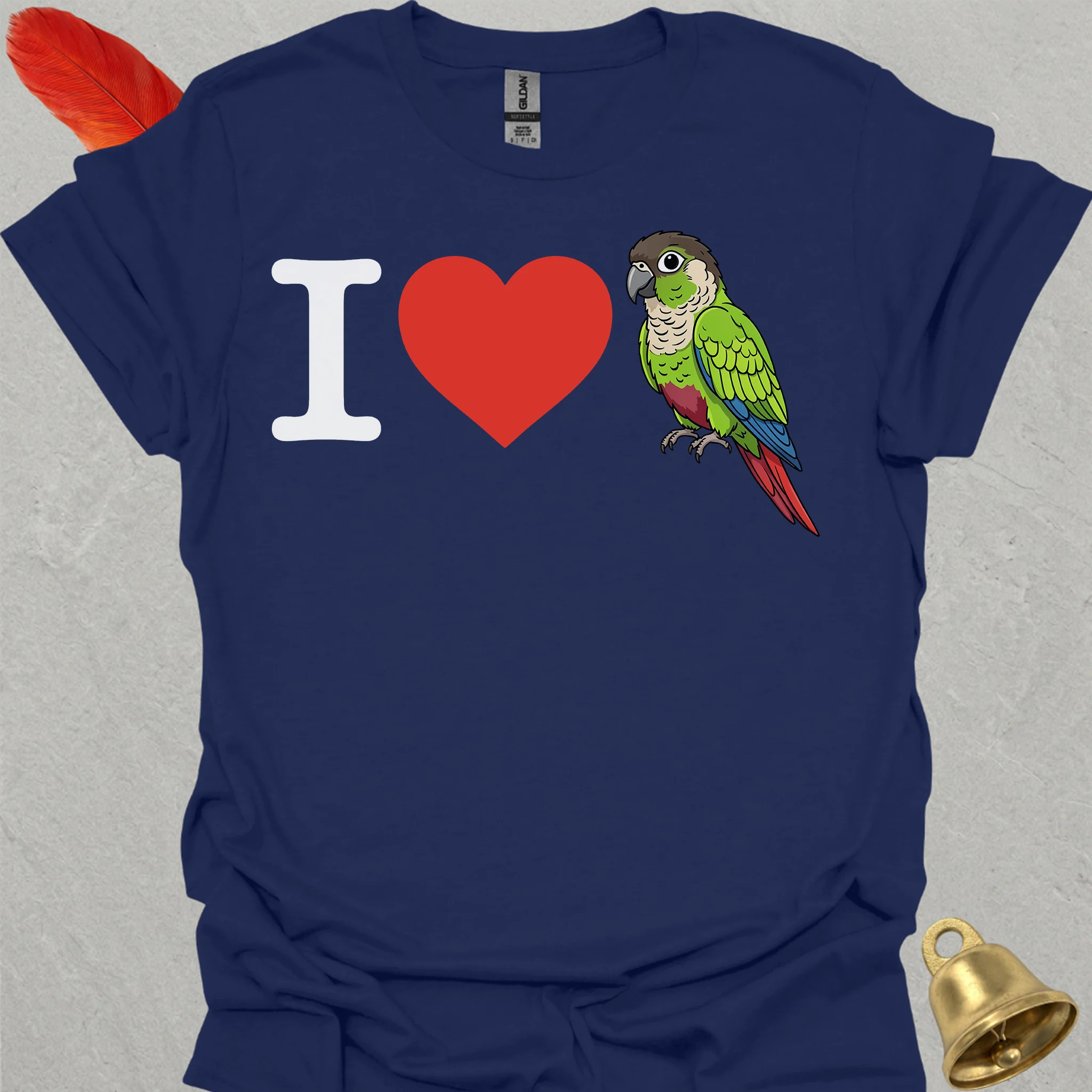 I Love Green Cheek Conure T-Shirt