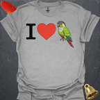 I Love Green Cheek Conure T-Shirt
