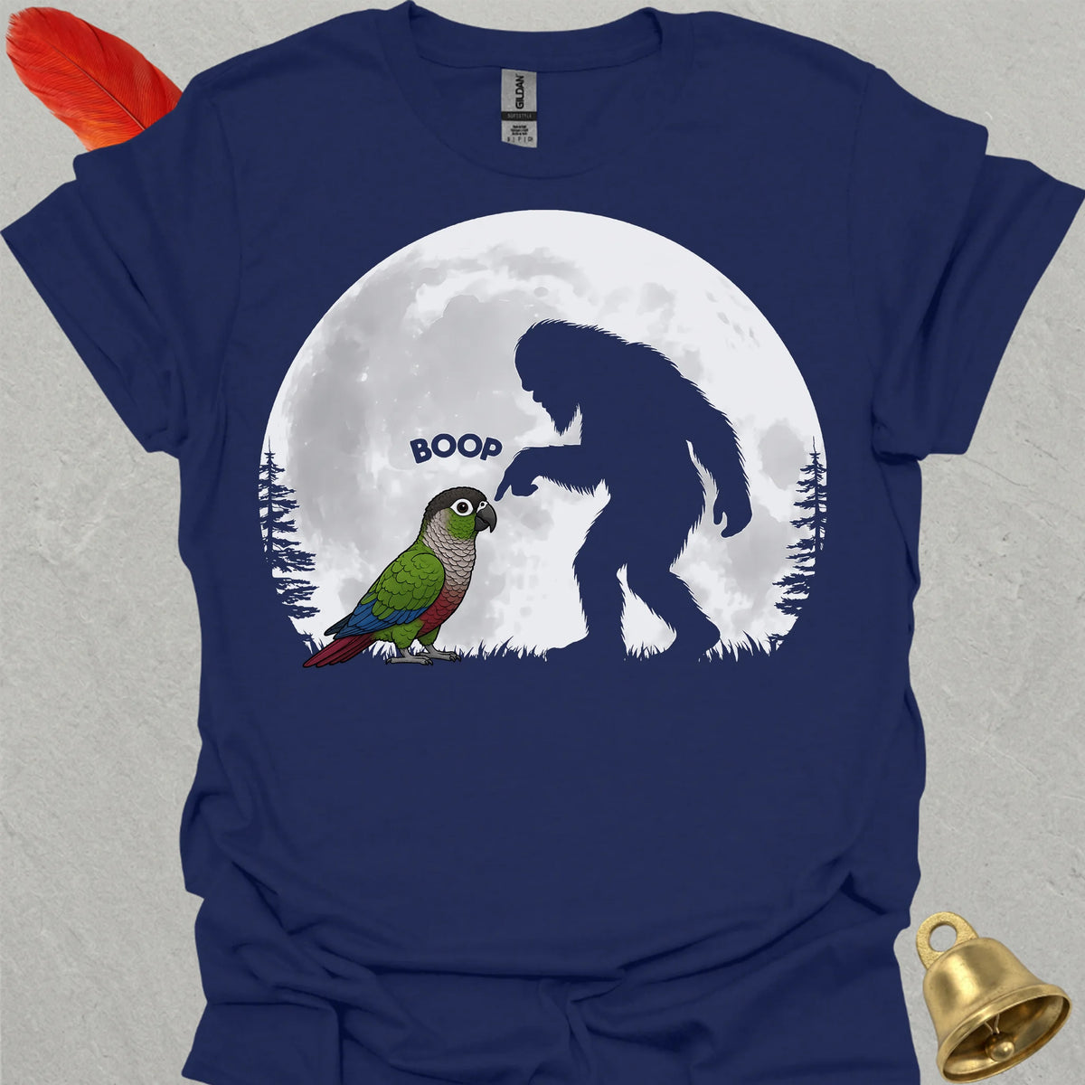 Green Cheek Conure Boop T-Shirt