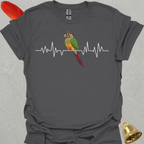 Green Cheek Conure Heartbeat T-Shirt