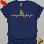 Green Cheek Conure Heartbeat T-Shirt
