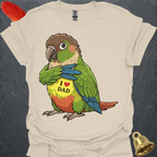 Green Cheek Conure I Love Dad T-Shirt
