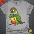 Green Cheek Conure I Love Mom T-Shirt