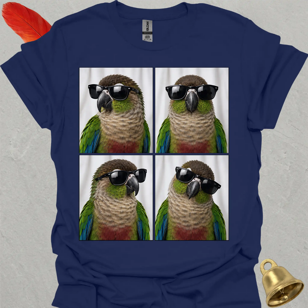 Green Cheek Conure Photobooth T-Shirt