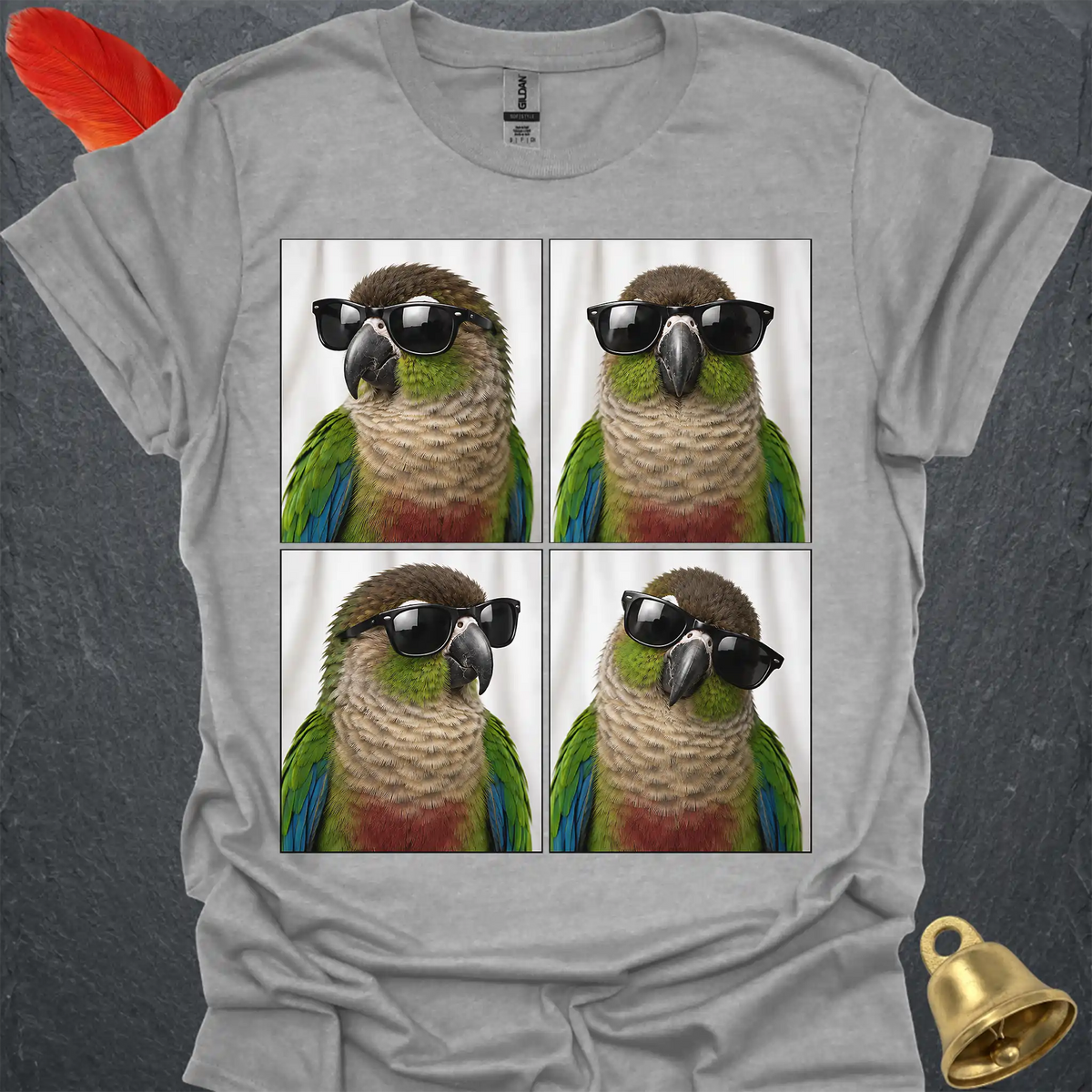 Green Cheek Conure Photobooth T-Shirt