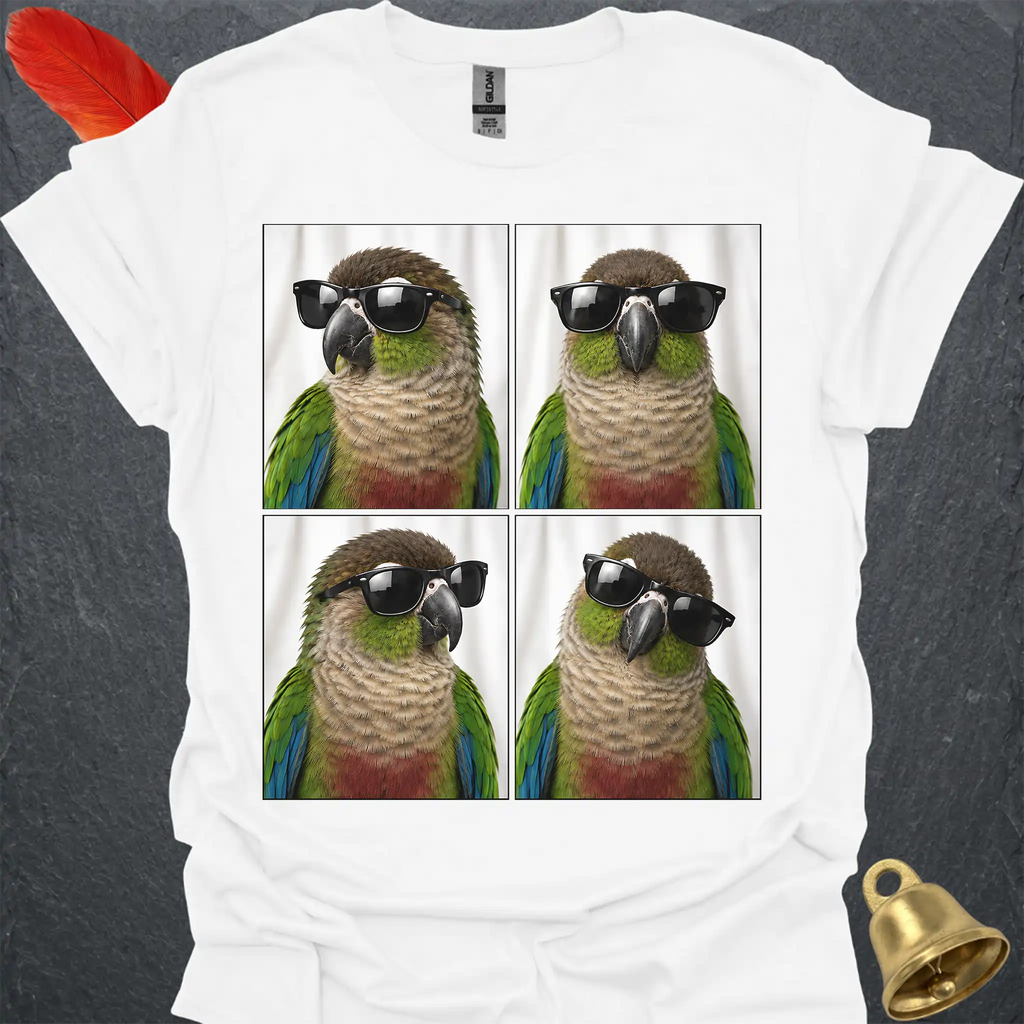Green Cheek Conure Photobooth T-Shirt