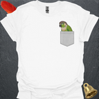Green Cheek Conure Pocket T-Shirt