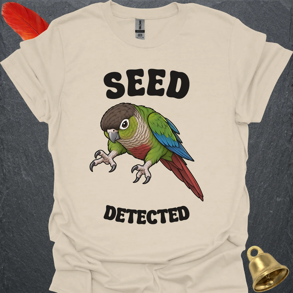 Green Cheek Conure Seed Detected T-Shirt