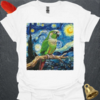 Green Cheek Conure Starry Night T-Shirt