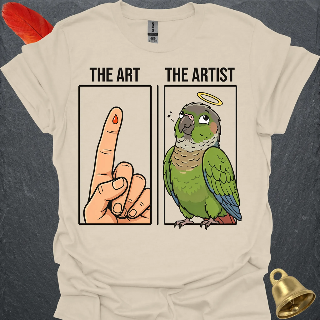 Green Cheek Conure The Artist T-Shirt