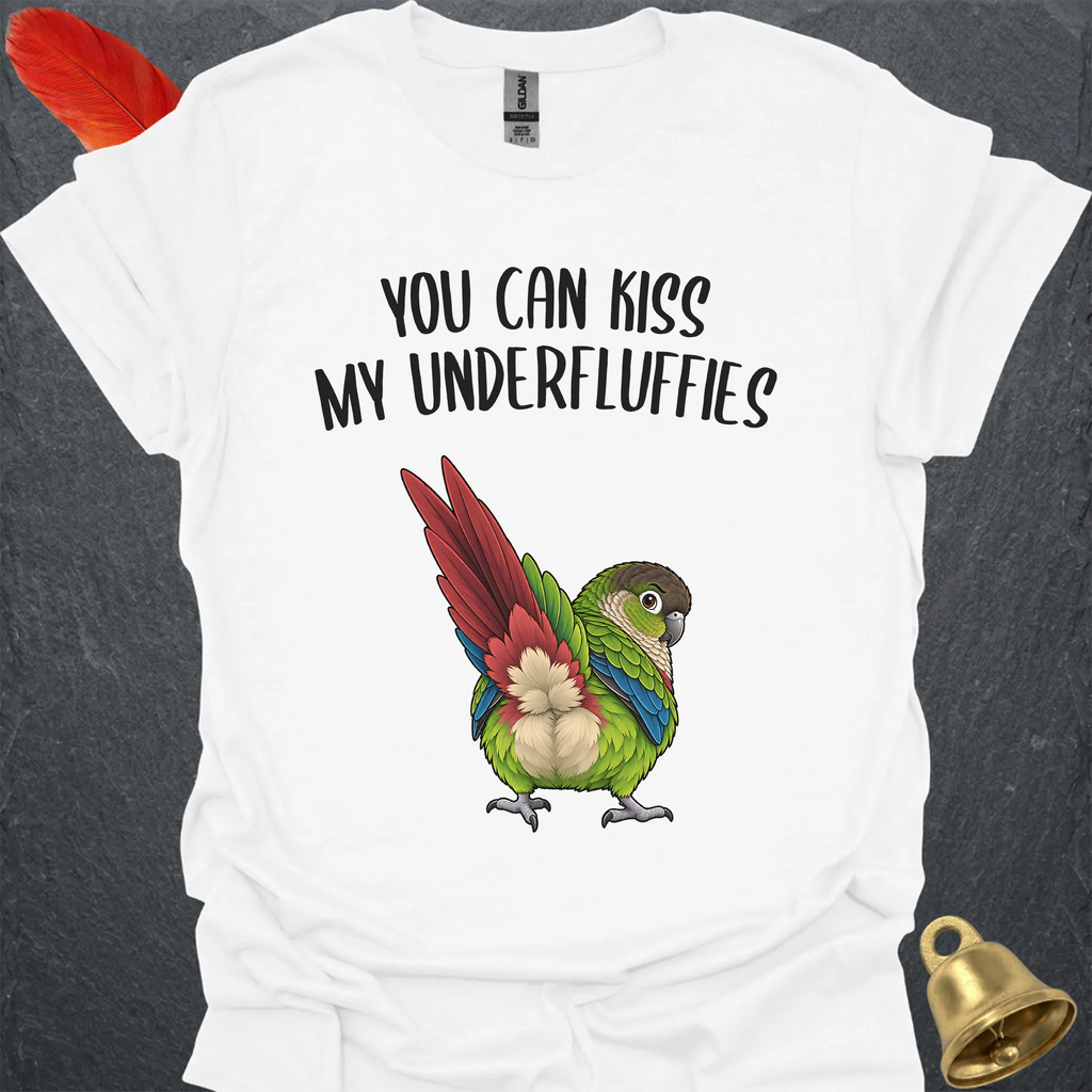 Green Cheek Conure Underfluffies T-Shirt