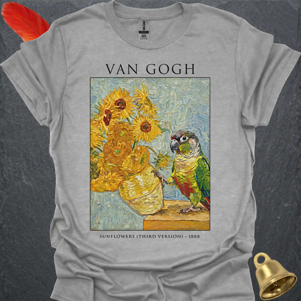 Green Cheek Conure Van Gogh T-Shirt