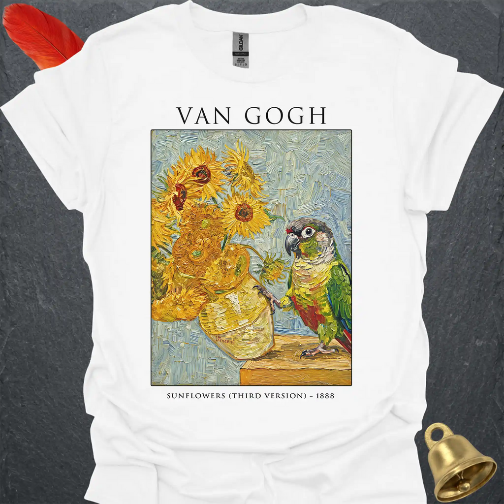 Green Cheek Conure Van Gogh T-Shirt
