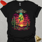 Green Indian Ringneck Abduction T-Shirt