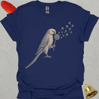 Green Indian Ringneck Blowing Wishes T-Shirt