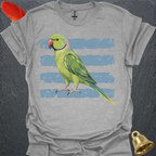 Green Indian Ringneck Brush T-Shirt