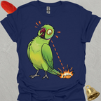 Green Indian Ringneck Eye on Prize T-Shirt