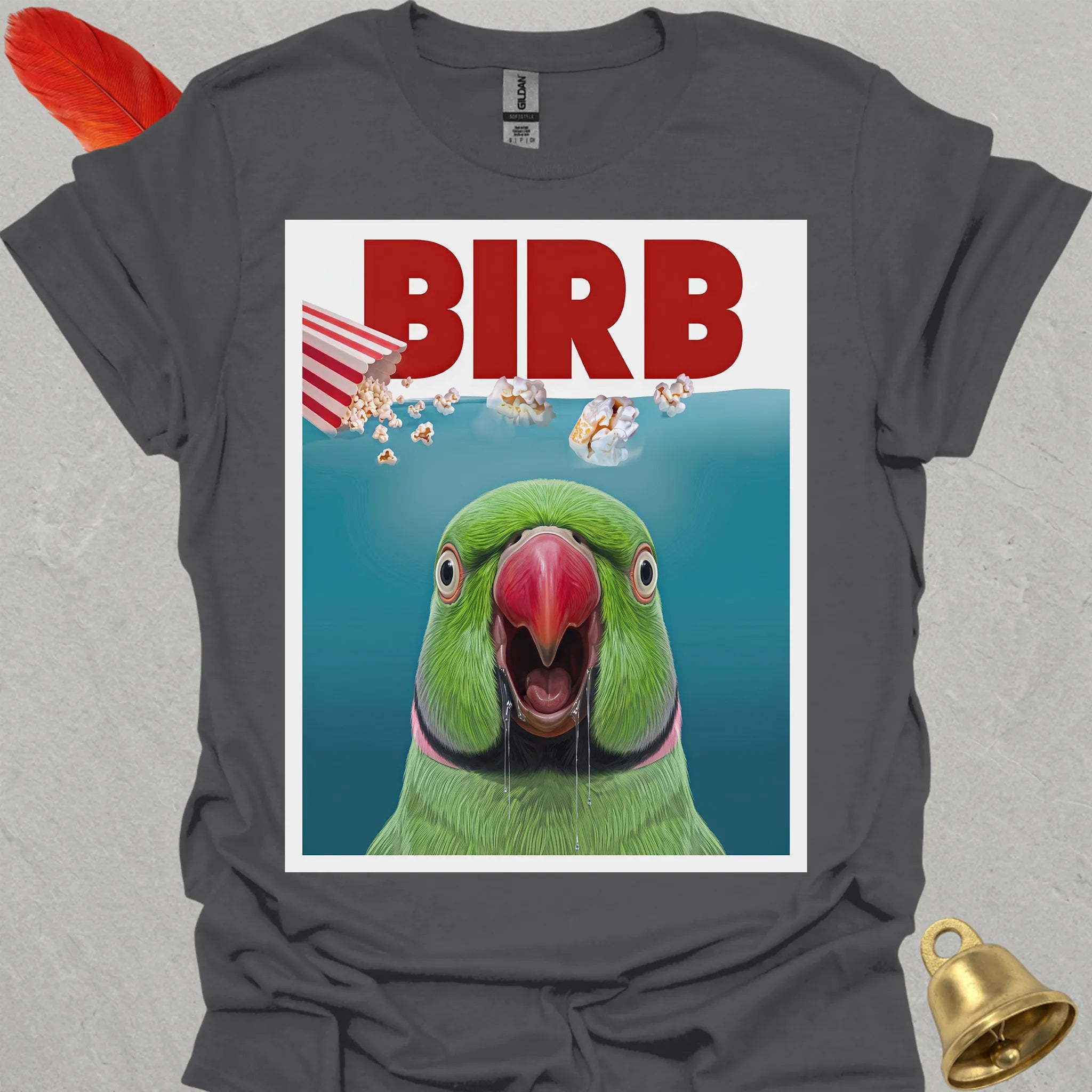 Green Indian Ringneck Movie T-Shirt