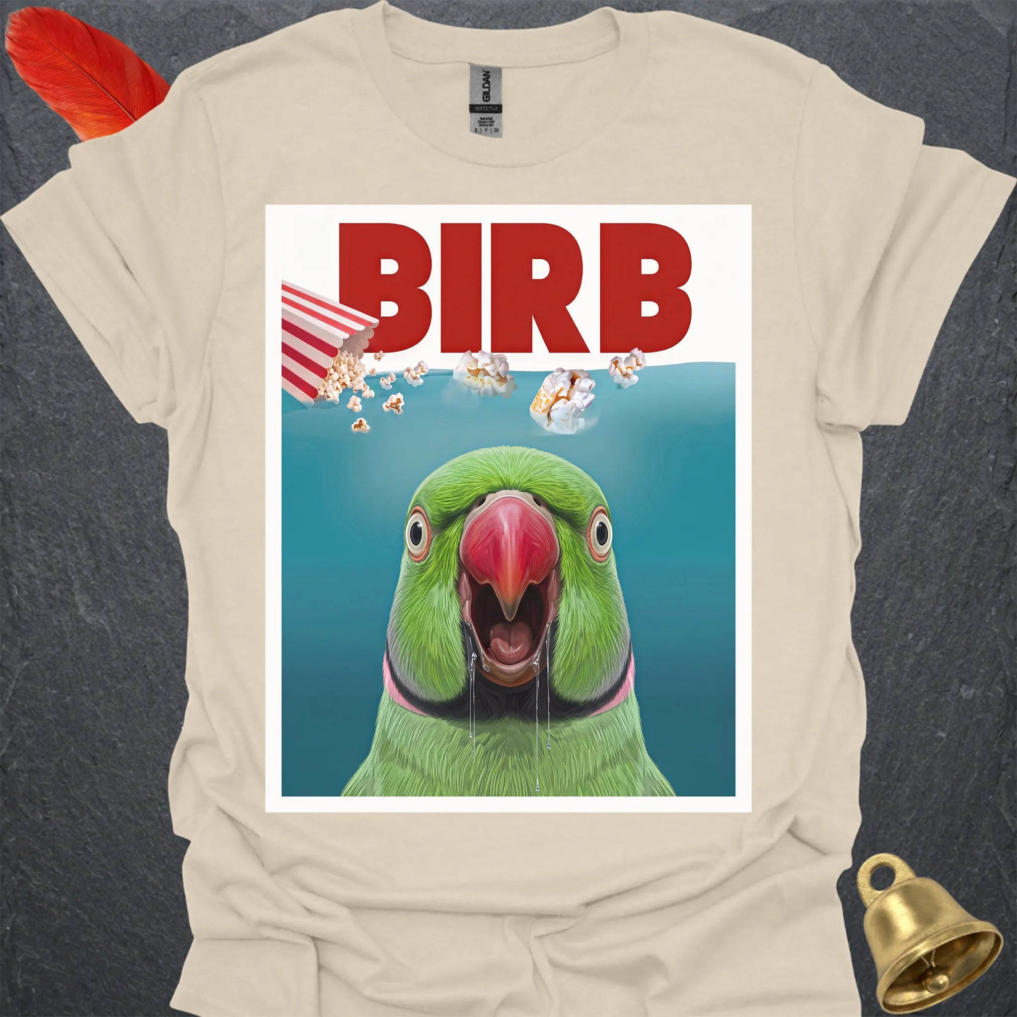 Green Indian Ringneck Movie T-Shirt