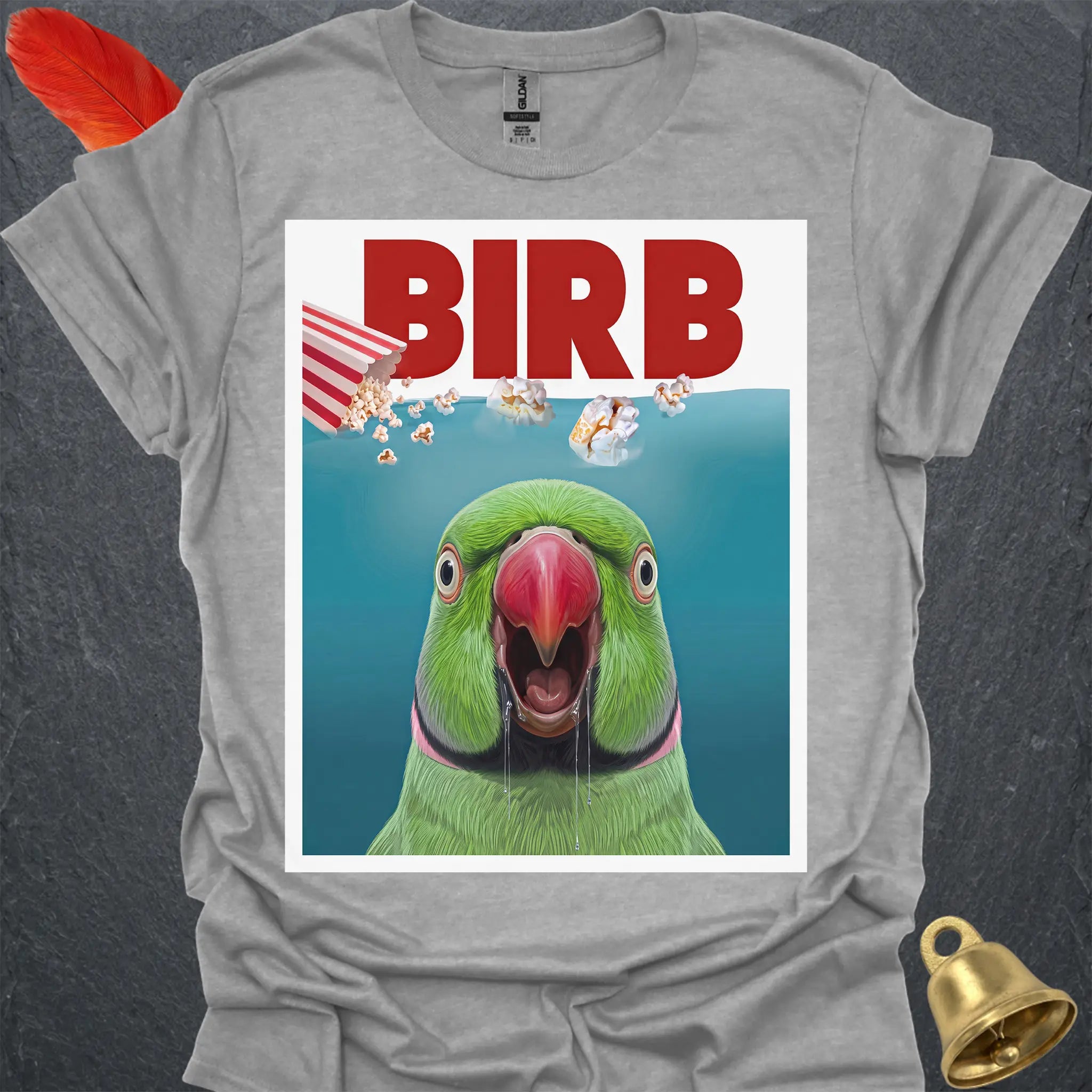 Green Indian Ringneck Movie T-Shirt