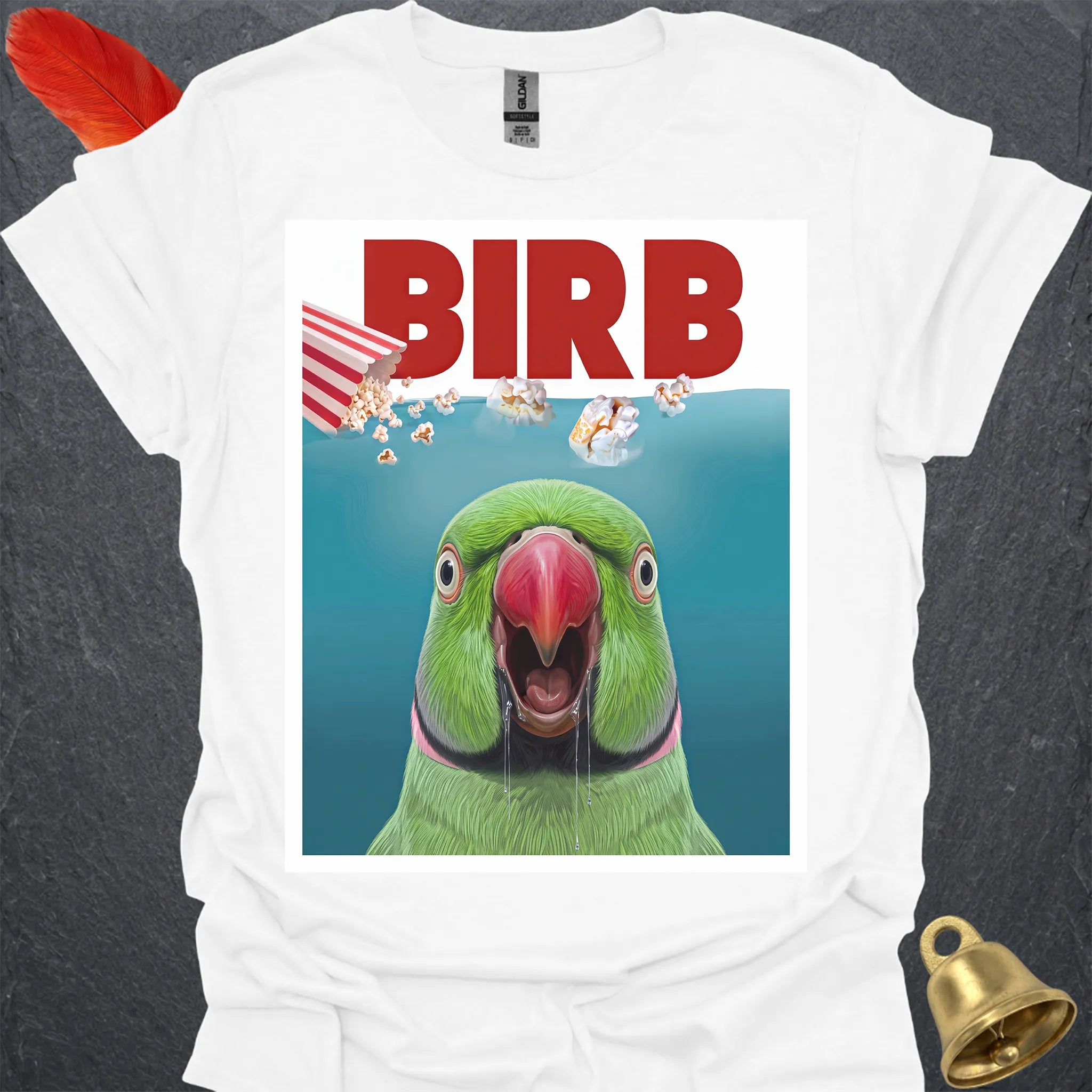 Green Indian Ringneck Movie T-Shirt