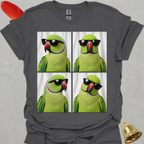 Green Indian Ringneck Photobooth T-Shirt