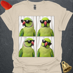 Green Indian Ringneck Photobooth T-Shirt