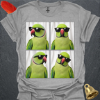 Green Indian Ringneck Photobooth T-Shirt