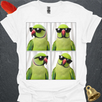 Green Indian Ringneck Photobooth T-Shirt