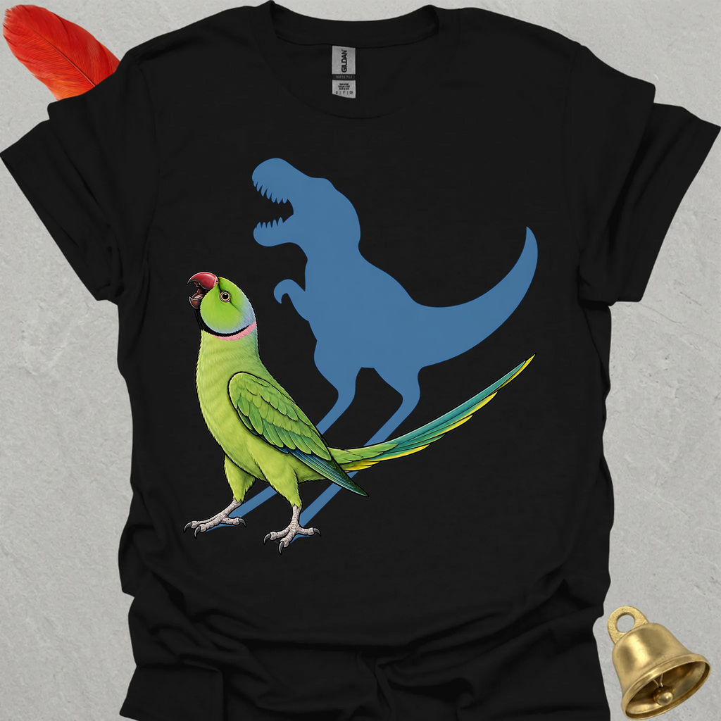 Green Indian Ringneck Roar T-Shirt