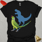 Green Indian Ringneck Roar T-Shirt