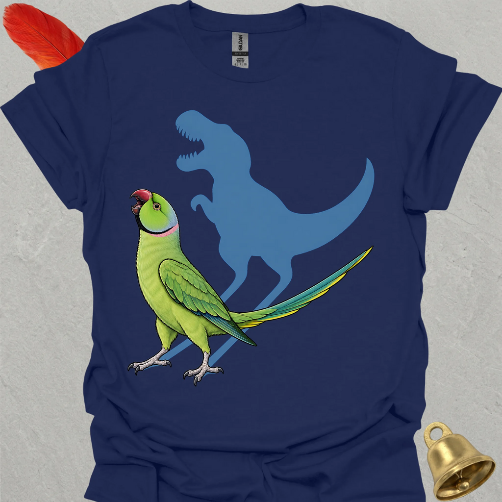Green Indian Ringneck Roar T-Shirt