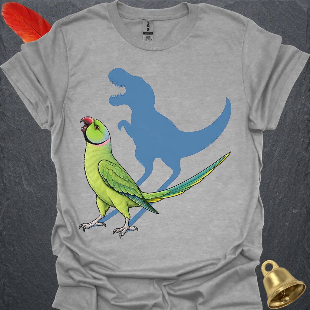 Green Indian Ringneck Roar T-Shirt
