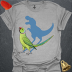 Green Indian Ringneck Roar T-Shirt