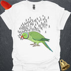 Green Indian Ringneck Scream T-Shirt