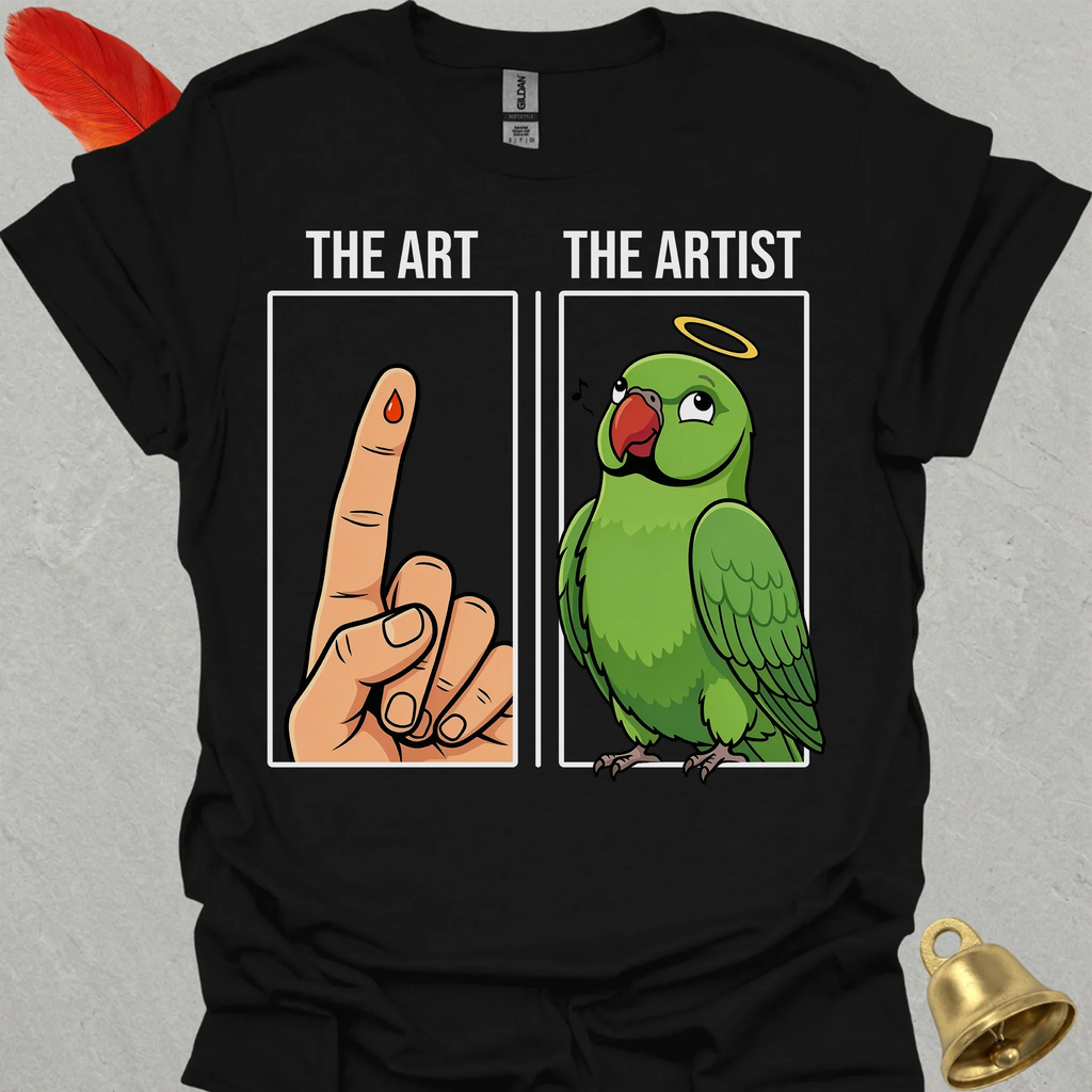 Green Indian Ringneck The Artist T-Shirt