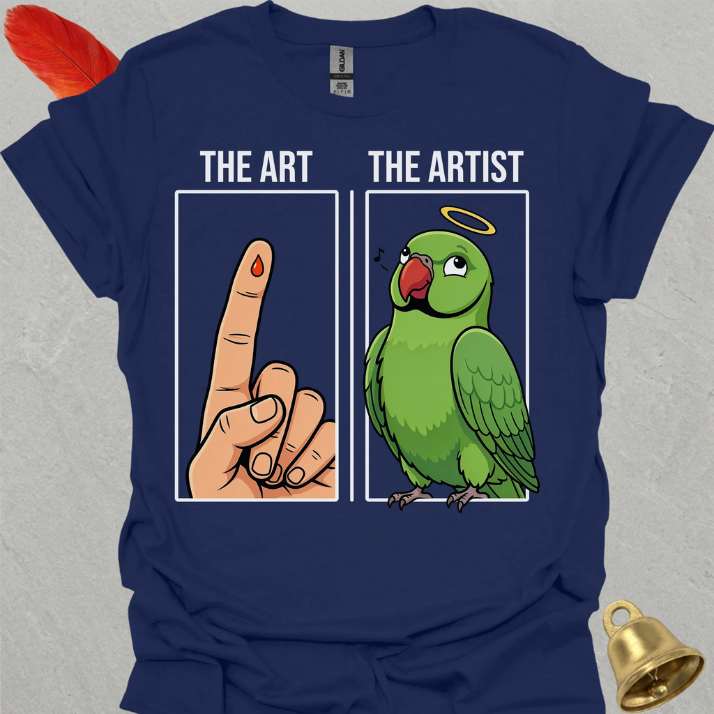 Green Indian Ringneck The Artist T-Shirt