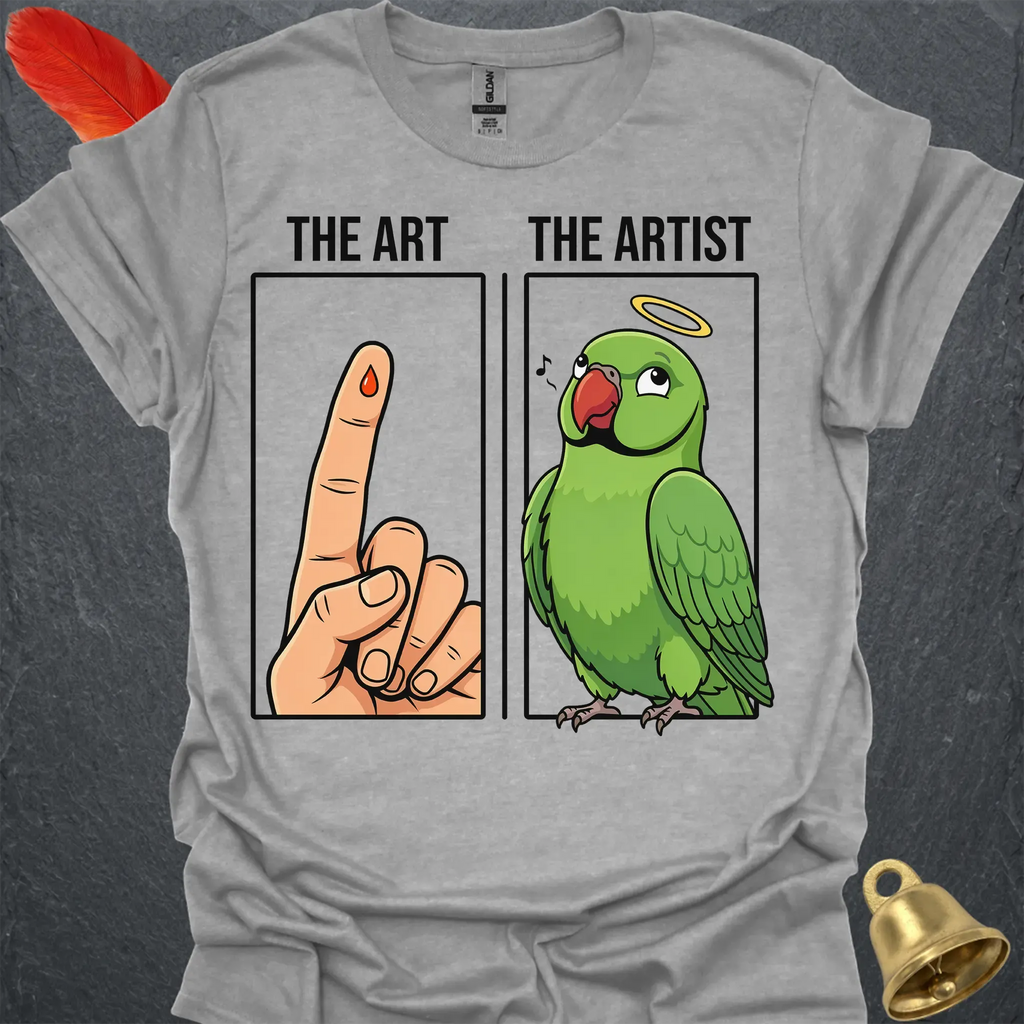 Green Indian Ringneck The Artist T-Shirt