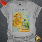 Green Indian Ringneck Van Gogh T-Shirt