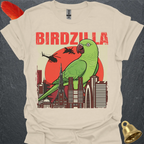 Green Parakeet Birdzilla T-Shirt