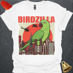 Green Parakeet Birdzilla T-Shirt