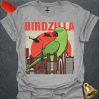 Green Parakeet Birdzilla T-Shirt