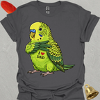 Green Parakeet I Love Dad T-Shirt