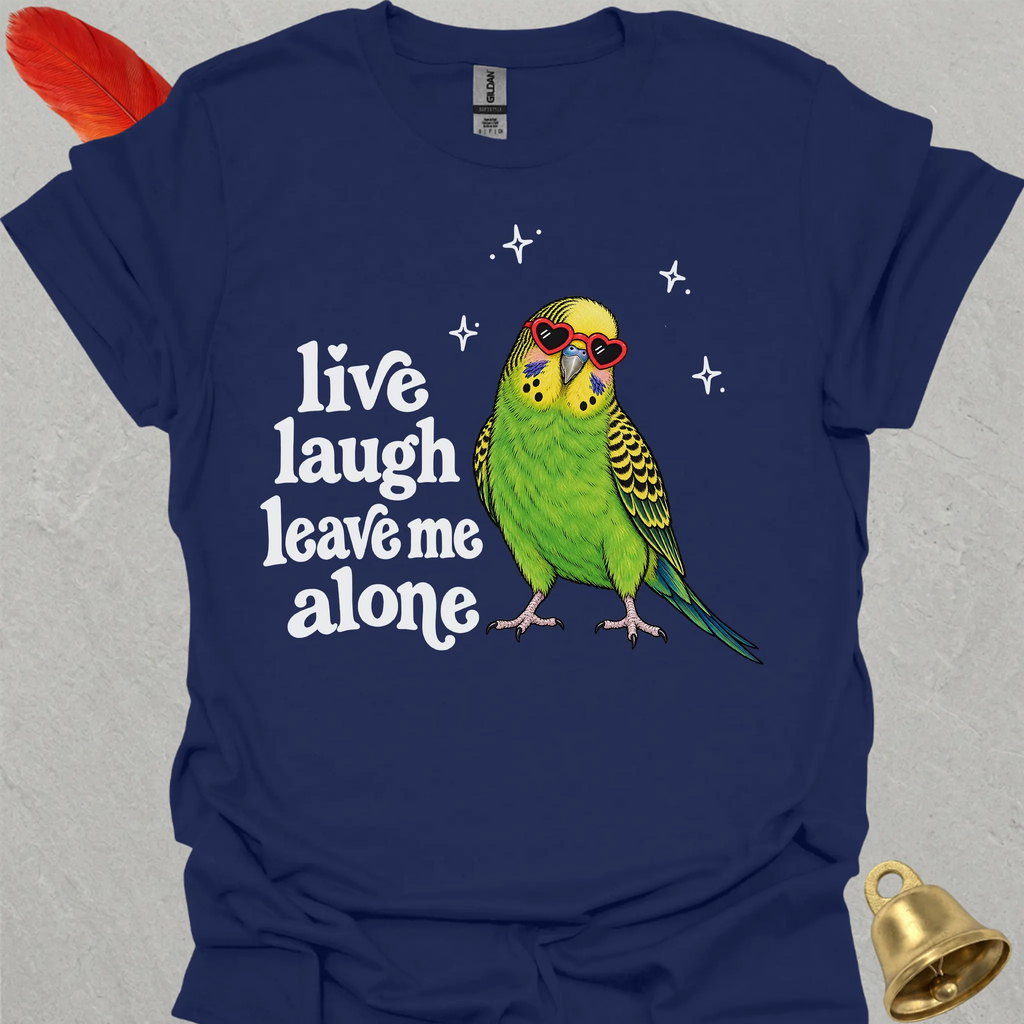 Green Parakeet Live Laugh T-Shirt